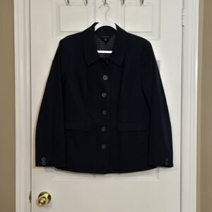 Tommy Hilfiger Womans Light Casual Jacket ~ Sz. L (Large) ~ Navy Blue ~